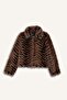 Warm Regular Fit Zippered Short Faux Fur Coat F5568Ax25Wn - 5