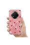Honor Magic 7 Lite Compatible Case Pink Heart Silicone Case Red - 3