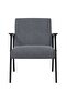 Armchair Dark Grey 59 x 75 x 78 cm Velvet - 2
