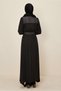 Belted Denim Detailed Dress 46052 - 4