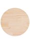 Table Top Ø50x2.5 cm Solid Wood Pine
