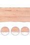 Table Top Light Brown 140x50x(2-4) cm Treated Solid Wood Oak - 5
