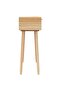 Console Table Brown 80x30x75 cm Solid Wood Pine&Natural Rattan - 4