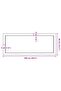 Table Top Light Brown 100x40x(2-6) cm Treated Solid Wood Oak - 7