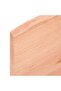 Table Top Light Brown 80x60x2 cm Treated Solid Wood Oak - 4