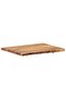 Table Top Solid Acacia Wood 80x(50-60)x3.8 cm - 5