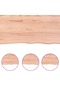 Table Top Light Brown 80x60x2 cm Treated Solid Wood Oak - 2