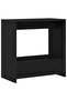 Side Table Black Oak 50 x 26 x 50 cm Engineered Wood - 4