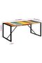 Dining Table 175x90x76 cm Solid Wood Reclaimed - 3