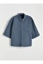 Easy-To-Wear, Loose-Fitting Men's Shirt with Snap Fasteners on the Shoulders - 5