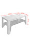 Dining Table 140x80x75 cm White - 4