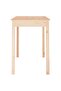 Dining Table 110x55x75 cm Solid Wood Pine - 2