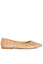 Women Casual Walking Metallic Loafers Beige - 2