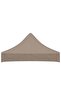 Party Tent Roof 2x2 m Taupe 270 g/m² - 2