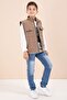 Brown Zero Sleeve Vest Set Badili Boys' 3-Piece Pants Suit 23487 - 4