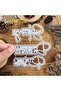 Original Lovely Heartwarming Short Sentences Words Titles Metal Cutting Dies Scrapbooking Decorat... - 5