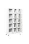 Locker Cabinet Light Grey 90x40x180 cm Steel - 2