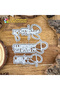Original Lovely Heartwarming Short Sentences Words Titles Metal Cutting Dies Scrapbooking Decorat... - 3