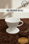 V60 - موزع القهوة - سيراميك - لتحضير القهوة - أبيض - 3