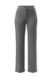 Women's High Waist Shaping / Sculpting Scuba Crepe Palazzo Flared Pants with Tassel Detail – Gray - 4