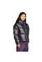 W Z.N.E. Puffer Women's Black Jacket Jl6907 - 2