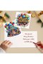30X15CM 6-Piece Diamond Painting Birthday Card Set - Birthday Gift, Perfect for Sending Warm Wishes - 6