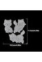Original Lovely Playing Cats Metal Cutting Dies Scrapbooking Decorative Embossing - 2