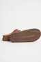 Brown Suede Ethnic Patterned Slippers - 2