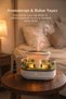 Rain Simulation Aroma Diffuser Ambient Lighting Nature-Inspired Elegant Design - 4