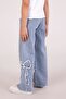 4-9 Years Old Glow Magic Girls' Trousers-Blue - 3