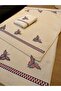 طقم سجاد ثلاثي الأبعاد مطرز بالقطن طراز ماكنزي مكون من 3 قطع - 2