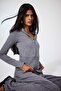 Fitted Mock Neck Zippered Cardigan G8421Ax25Wn