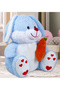 100 cm Large Plush Rabbit Holding a Carrot in Its Hand – Cuddly Gift Toy - 4