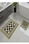 Wayout 60X100 50X60 Non-Slip Base 2-Piece Bathroom Mat Set