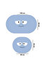 Enoja Blue 60X100 50X60 Non-Slip Based 2-Piece Bathroom Mat Set - 2