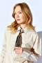 Stone Scarf Detailed Shirt |   Mks1610427-1 - 5