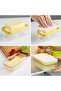 LMETJMA Butter Dish with Lid Rectangle Butter Keeper with Cutter Slicer Butter Box for Refrigerat... - 7