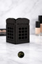 Decorative Telephone Booth Pen Holder - Desktop Organizer - Pen & Makeup Brush Organizer - 4