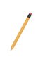 Caseonn m-pencil pro case classic retro design matte silicone yellow (the product is not a pen) - 3