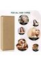 Premium Bamboo Hair Brush Set - Wide-Tooth & Tail Comb, Paddle Detangling Hairbrush, No Bristle, Suitable for Thick/Thin/Curly/Dry Hair, Ideal for Women, Men, and Kids - Yellow Gift Kit - 6