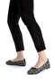 Women's Tweed Fabric Simple Bow-Detail Flats Suitable for Office-Home-Daily Use - 3