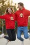 Women'S/Men's Unisex'You Make My Heart Pop' Printed Lover/Couple Combination Sweatshirt - 4
