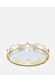 Gold Round Glass Serving Tray (Small) - 3