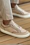 Yg2505 Men's Casual Lace-Up Linen Sports Sneaker Shoes Kbt - Beige - 2
