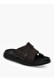 Men Leather Cross Strap Sandals