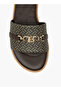 Women Monogram Print Slip-On Sandals - 4