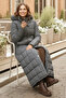 Hooded Quilted Jacket O2005 Gray - 2