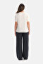 Black Pocketed Basic Modal Pants - 2