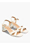 Women Embellished Block Heel Sandals - 2