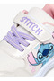 Girls Stitch Print Light-Up Sneakers - 4